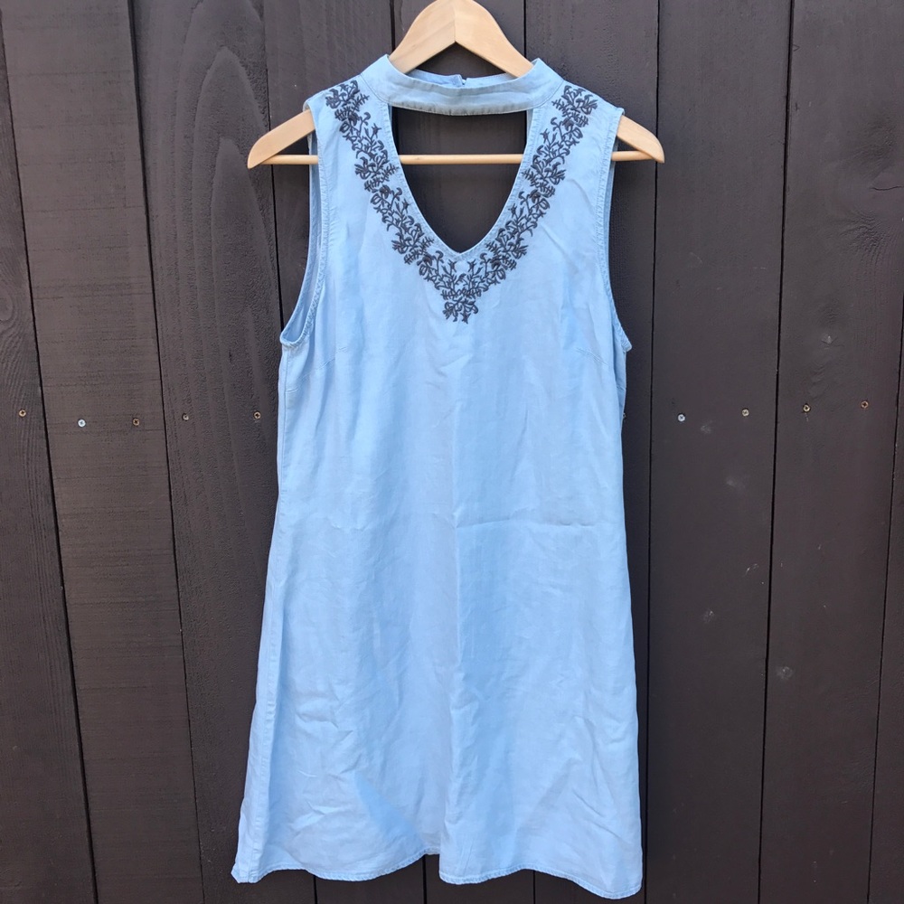 Heart soul | Chambray w/choker accent | L|